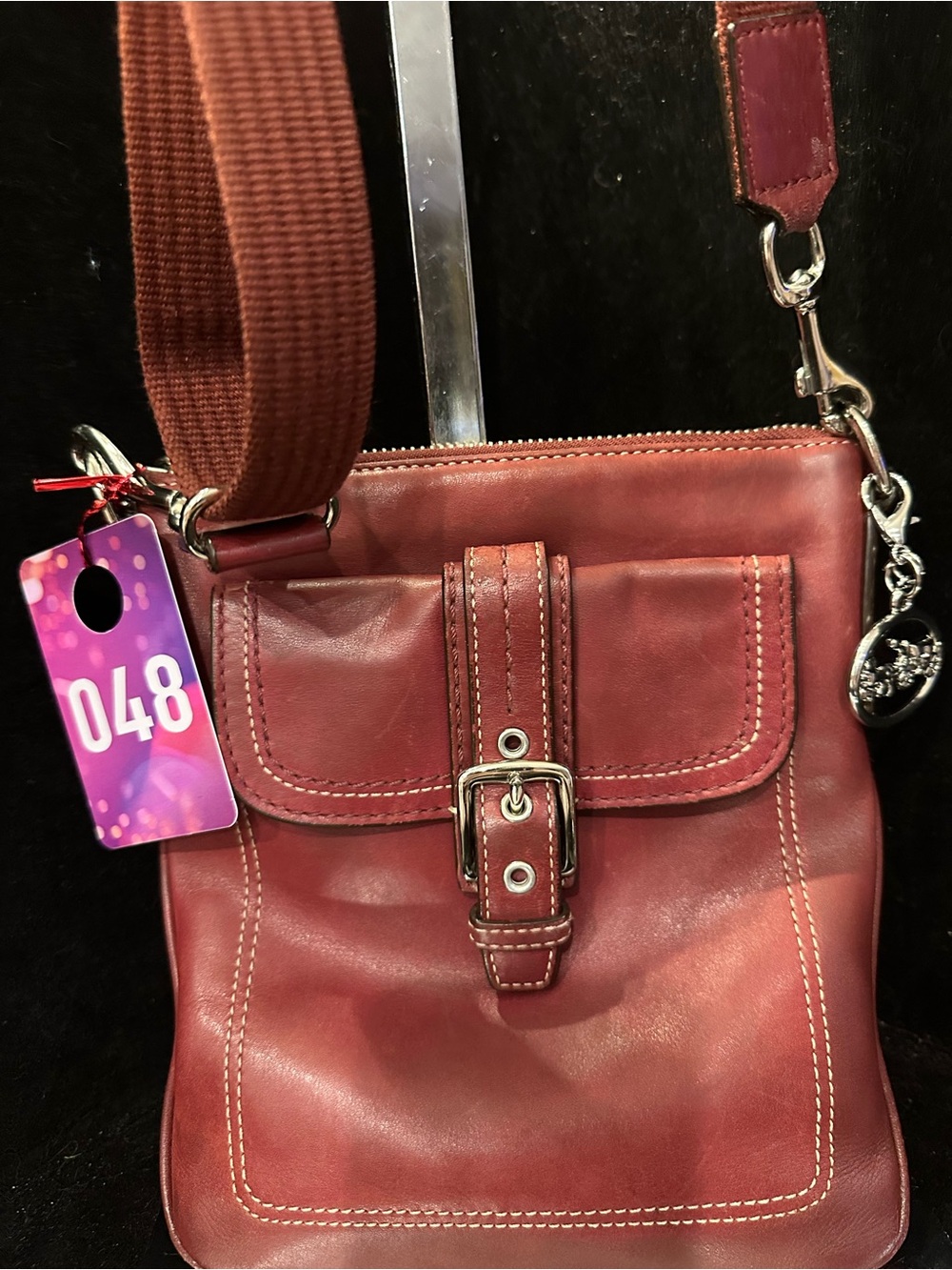 Coach #048 Vintage Hamilton Swingpack Crossbody Bag